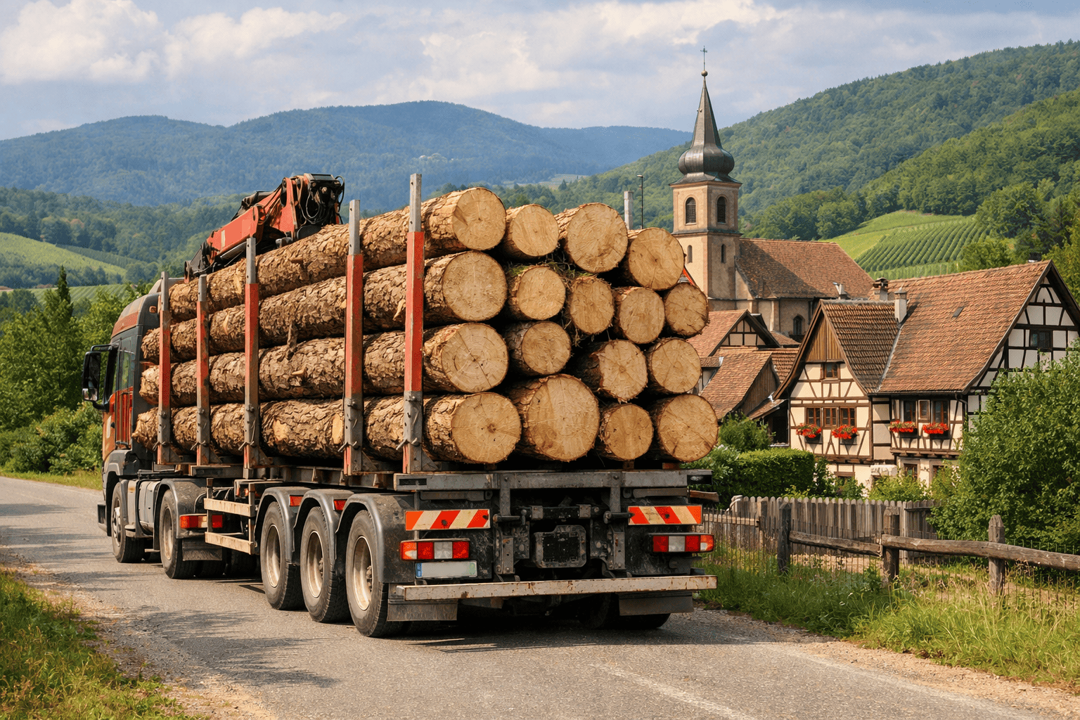 prix camion de grumes