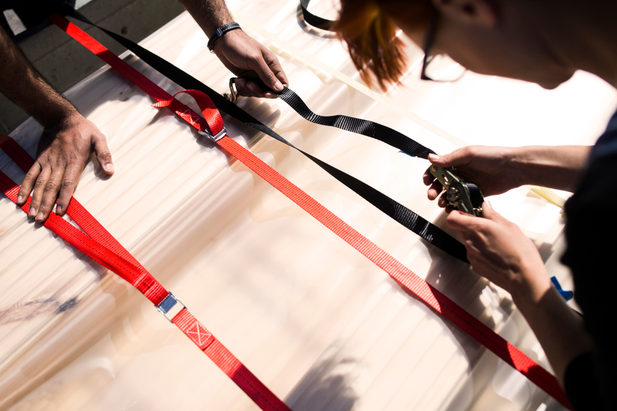 utilisation sangle à cliquet