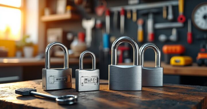 Les meilleurs cadenas pour boîte à outils : sécurité et praticité au rendez-vous