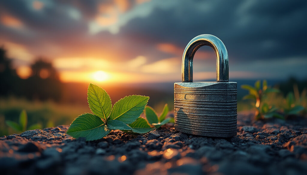 optez pour un cadenas avec anse en acier cémenté, une solution écoresponsable qui allie sécurité, durabilité et respect de l’environnement pour protéger efficacement vos biens.