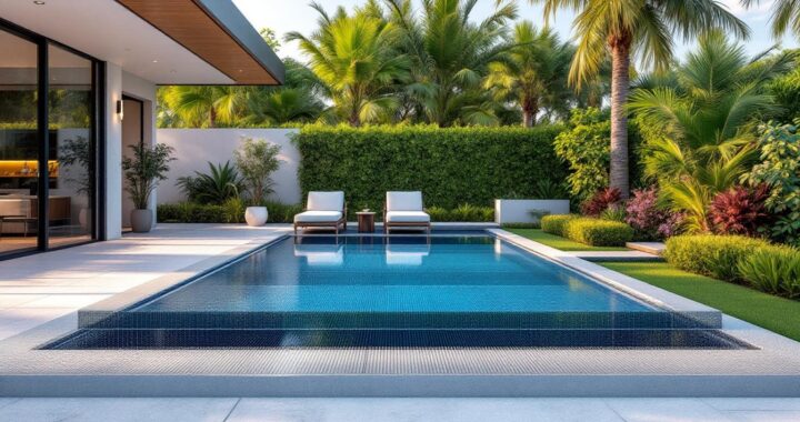 filet de sécurité de piscine anti-chute : une solution esthétique pour votre extérieur