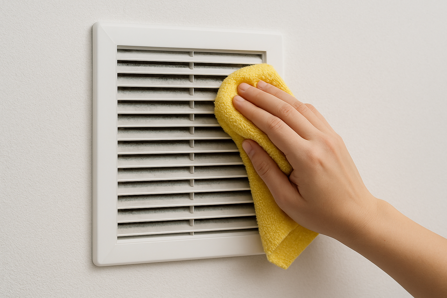 Nettoyage grilles de ventilation