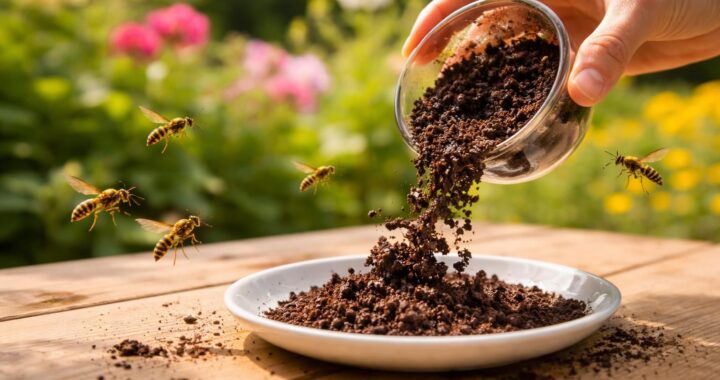 Astuces pratiques pour éloigner les guêpes avec du marc de café