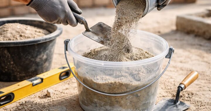 Comment réussir le dosage mortier maigre en seau pour vos projets de maçonnerie