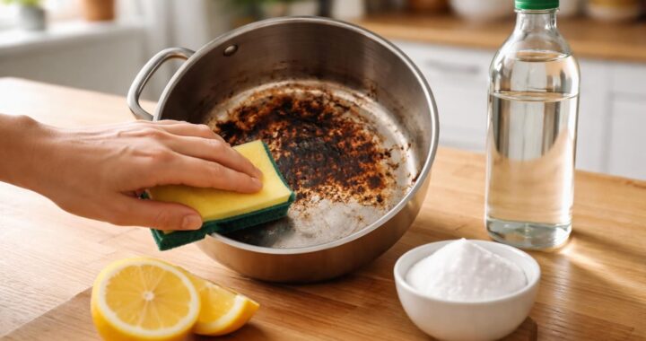 Découvrez comment nettoyer une casserole brulée avec des ingrédients naturels