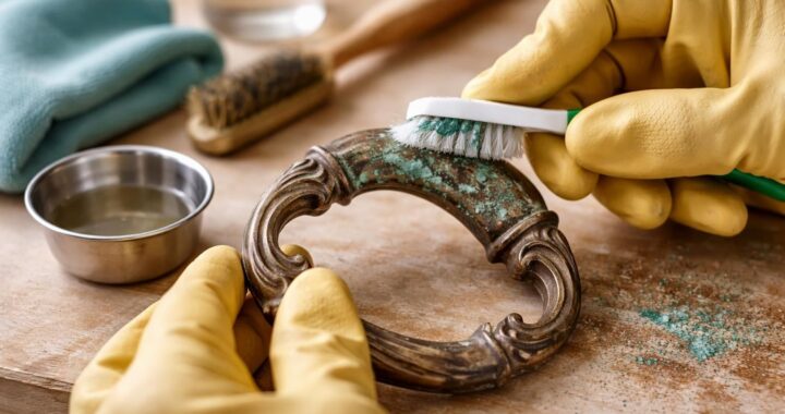Comment enlever le vert-de-gris sur du métal tarnished : techniques et outils nécessaires