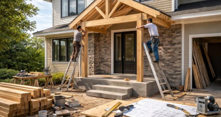 Fabriquer un porche d&rsquo;entrée : les étapes essentielles à suivre