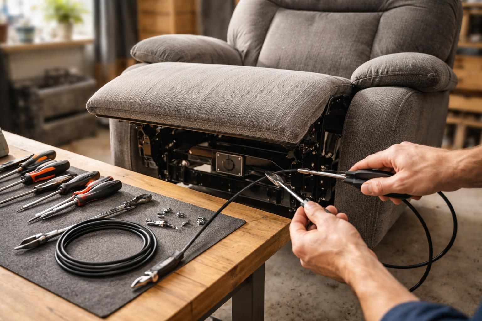 découvrez notre guide détaillé pour remplacer facilement le câble d'un fauteuil relax manuel. suivez pas à pas les instructions pour restaurer le confort de votre fauteuil en toute simplicité.
