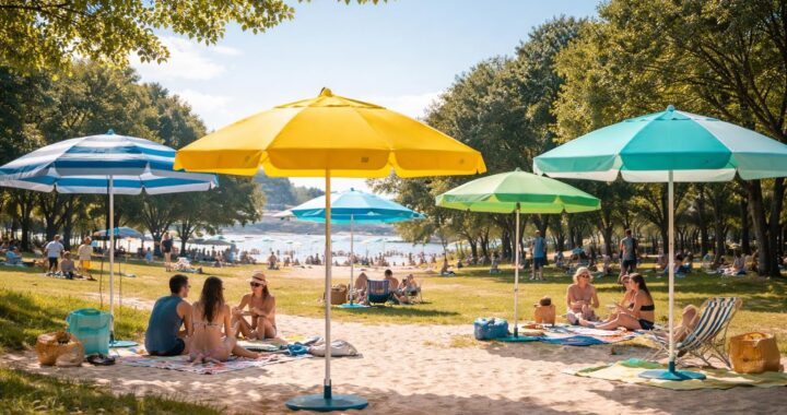 Les tendances en matière de parasols Decathlon cette saison