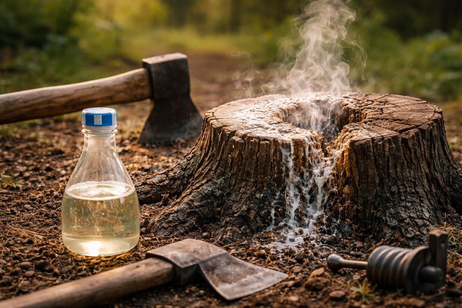 découvrez pourquoi l'acide chlorhydrique est une solution efficace pour détruire une souche, ses avantages comparés à d'autres méthodes, et comment l'utiliser en toute sécurité.