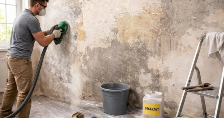 Les meilleures techniques pour enlever une vieille peinture sur un mur ciment efficacement