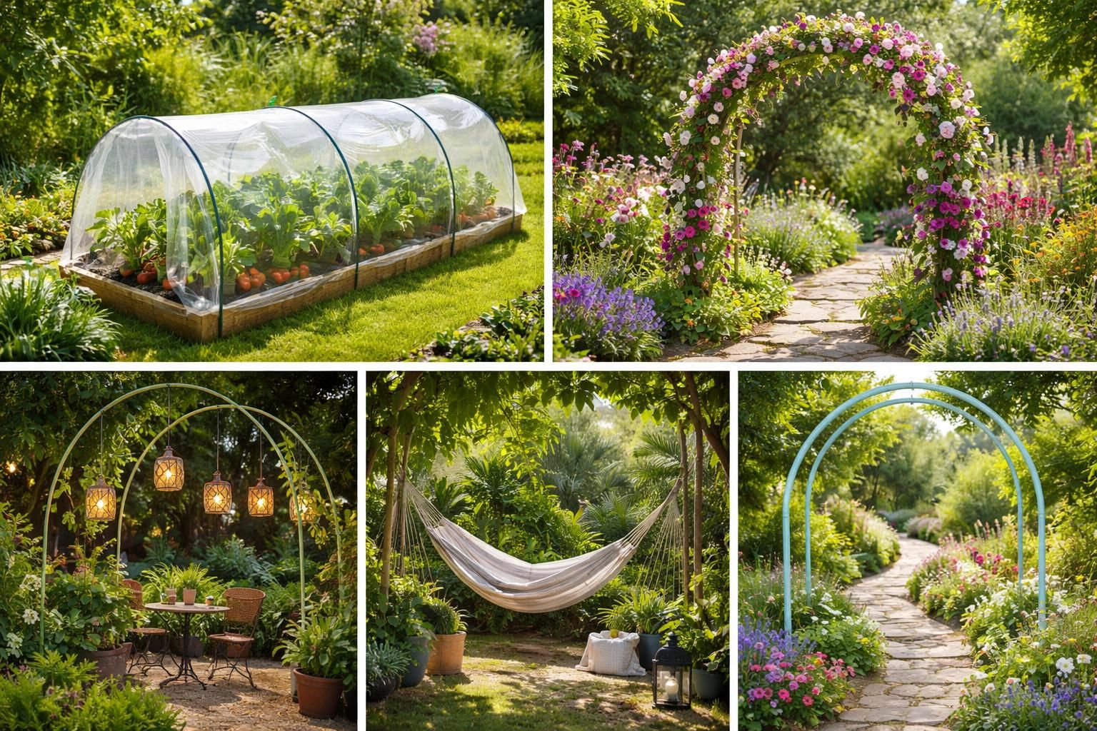 découvrez 5 idées créatives pour utiliser les arceaux de jardin gifi et transformer votre espace extérieur en un véritable havre de paix.