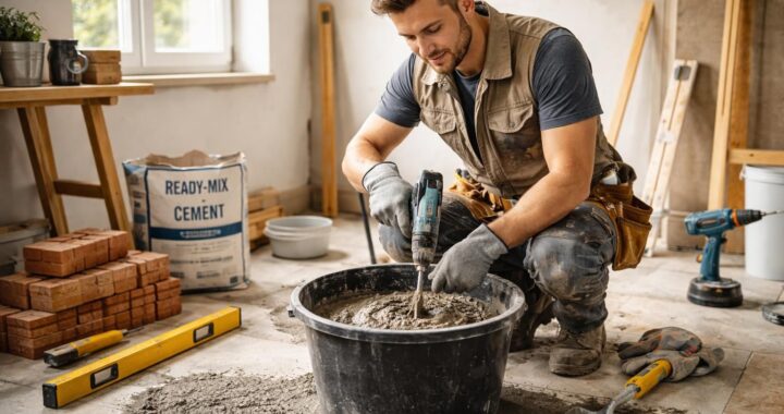 Le ciment prompt prêt à l’emploi : une solution efficace pour les bricoleurs