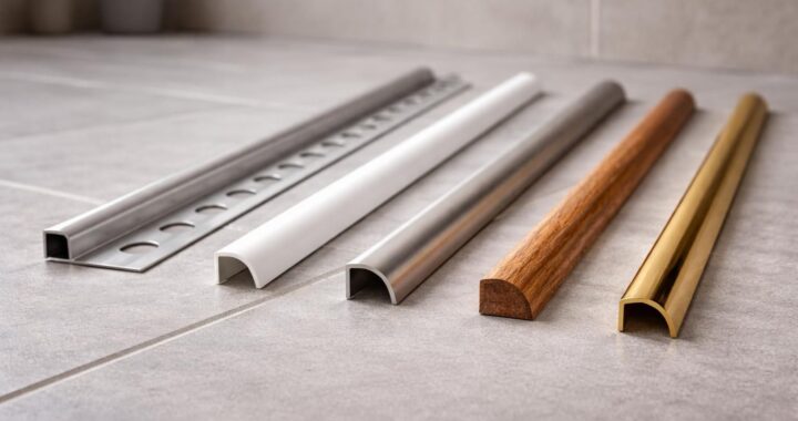Les différents types de baguettes de finition du carrelage après la pose révélés