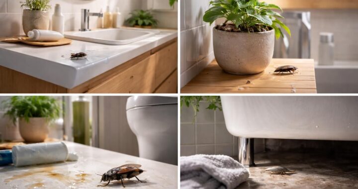 Les raisons surprenantes qui attirent un insecte dans la salle de bain