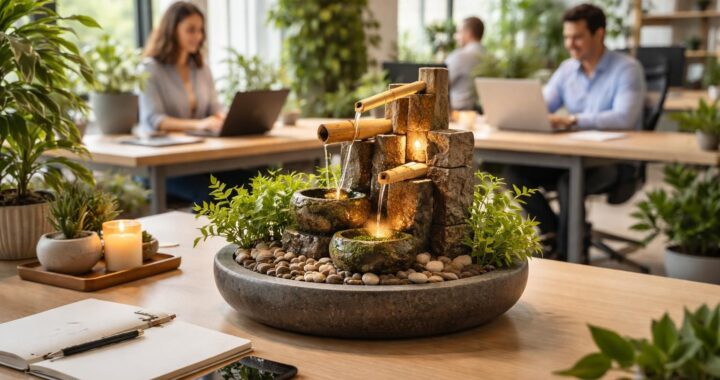 Pourquoi opter pour des fontaines à eau décorative intérieur dans votre bureau ?