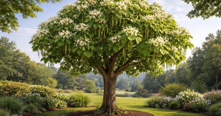 Tout savoir sur le catalpa de fruit : origines, caractéristiques et entretien