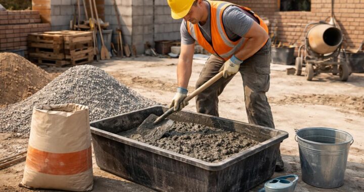 Béton en sac : conseils pour un mélange parfait et durable