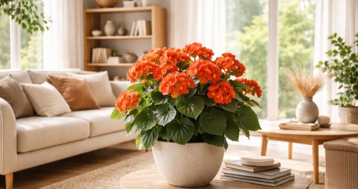Inspiration déco : intégrer le bégonia elatior dans votre aménagement intérieur