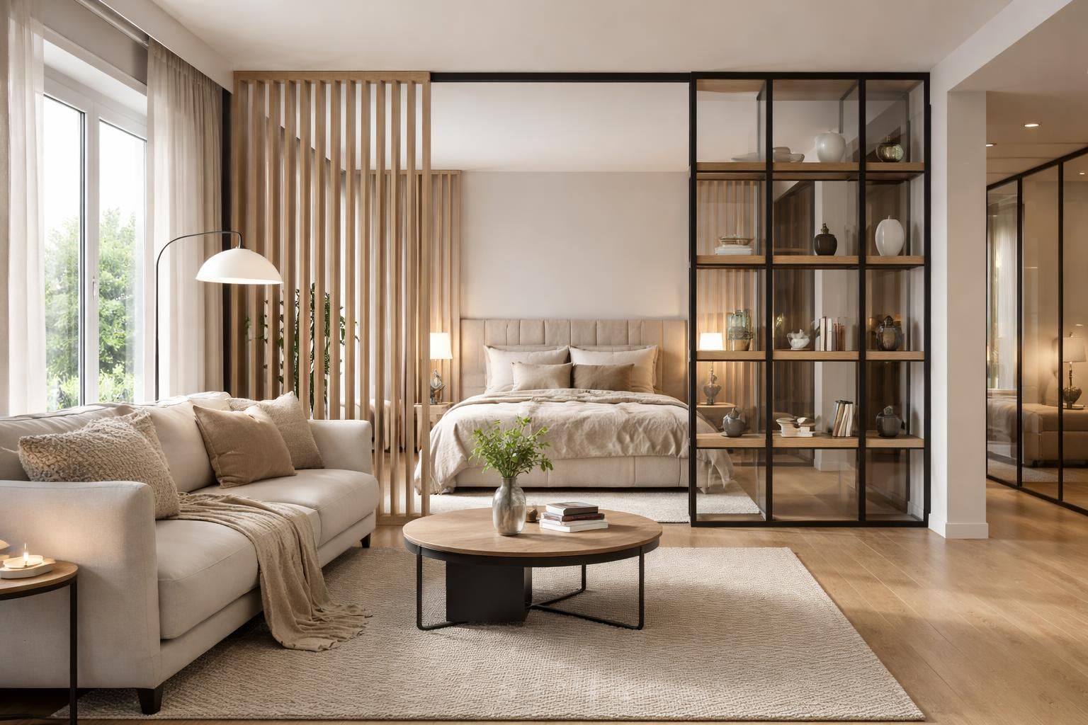 découvrez des idées modernes et élégantes pour séparer la chambre du salon avec style, alliant fonctionnalité et esthétique pour un intérieur harmonieux.