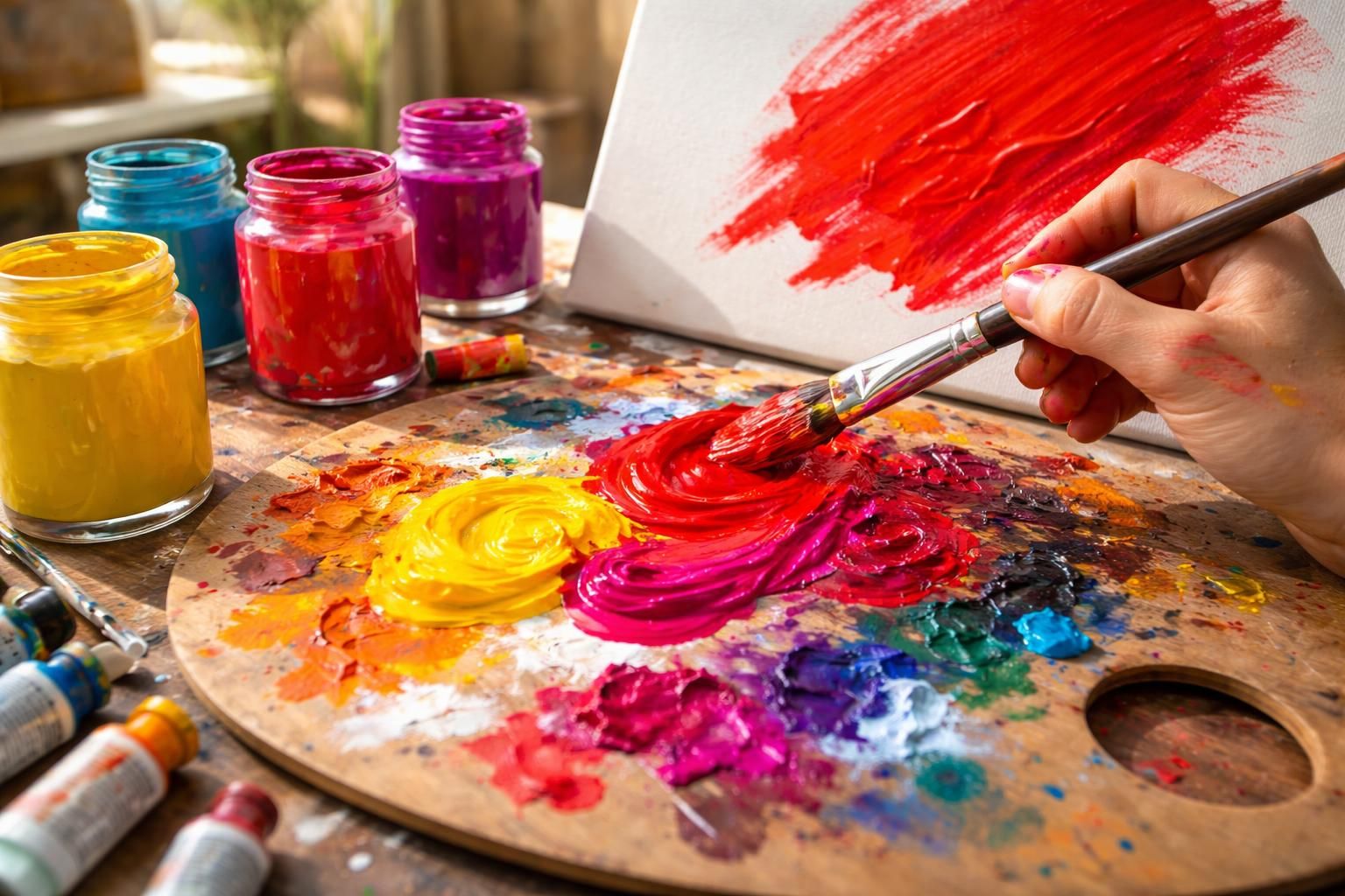 découvrez les techniques essentielles pour créer la couleur rouge en peinture en mélangeant seulement deux couleurs, et maîtrisez cet art pour vos créations artistiques.
