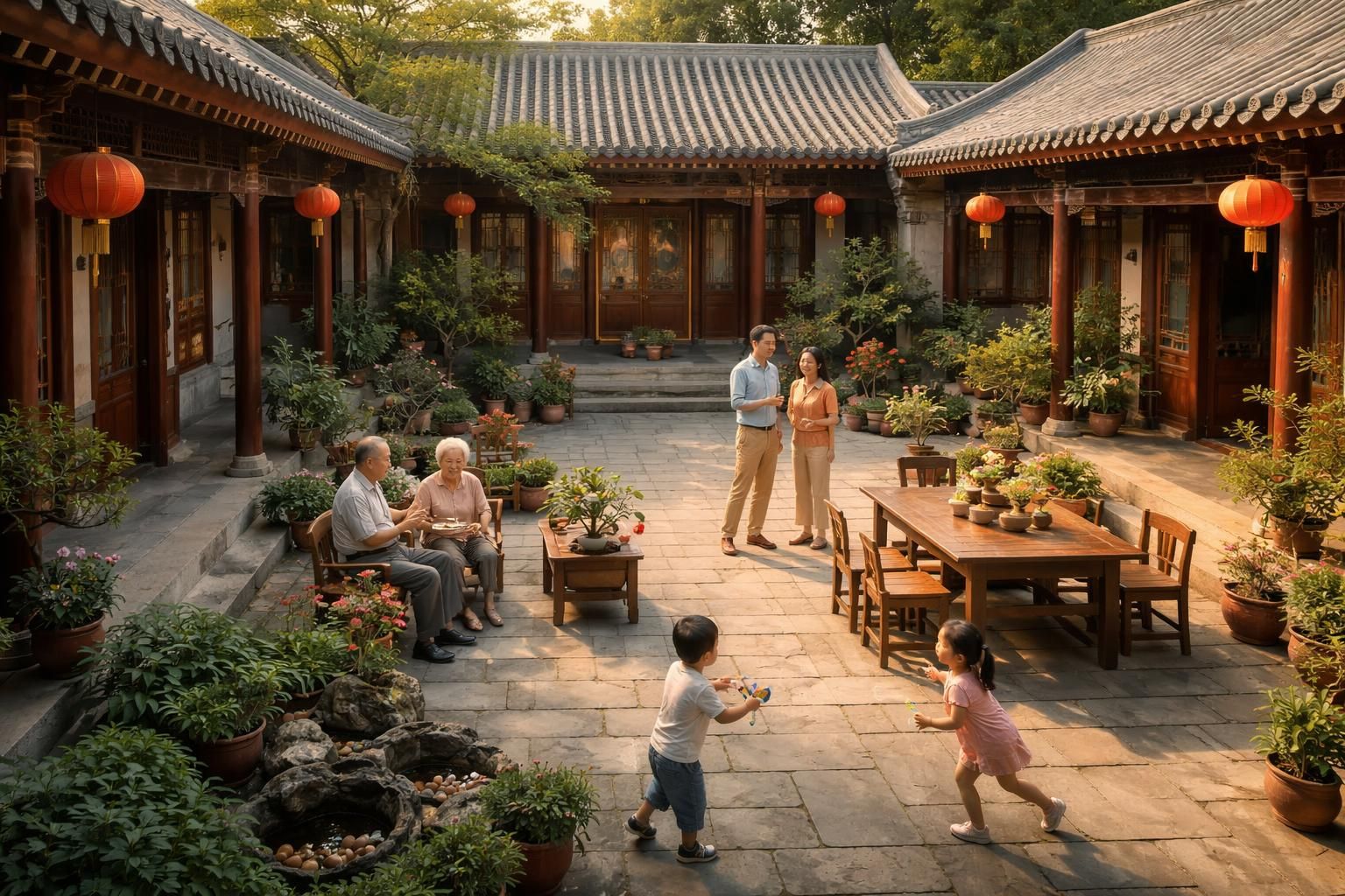 découvrez le rôle essentiel des siheyuan dans l'organisation de l'espace familial en chine, symbolisant harmonie et tradition dans l'architecture chinoise.