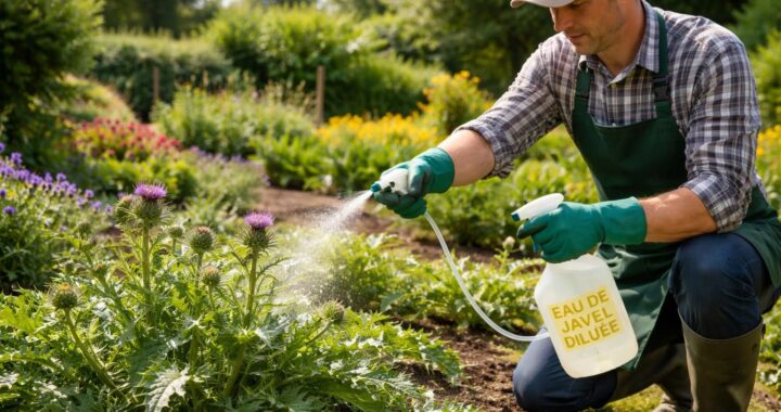 Maximisez l&rsquo;efficacité de votre jardin avec le chardon et eau de javel