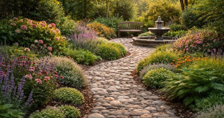 Transformez votre espace avec une photo d&rsquo;un jardin avec galet inspirante