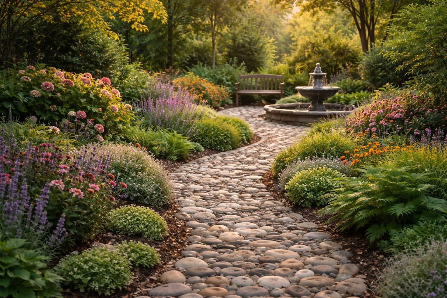 apportez une touche de sérénité à votre intérieur avec une photo inspirante d'un jardin avec galets, parfaite pour transformer votre espace en un havre de paix.