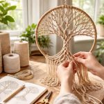 Apprenez le tuto pour fabriquer un arbre de vie macramé facilement chez vous