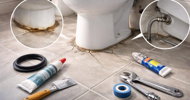 Les principaux causes de fuite entre WC et carrelage et comment les régler