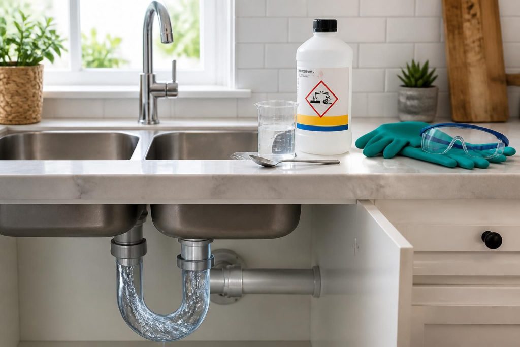 découvrez comment doser correctement l'acide chlorhydrique pour déboucher une canalisation en toute sécurité et éviter les risques pour vos canalisations et votre santé.