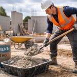 Optimisez votre projet avec un dosage du béton à la pelle avec un sac de 25 kg bien exécuté