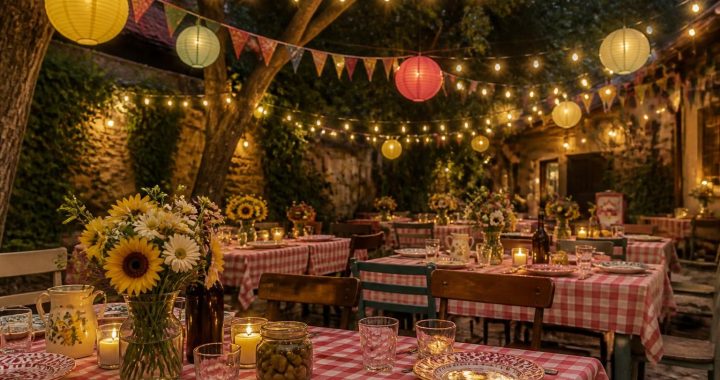 Accessoires guinguette : créez une décoration unique et festive